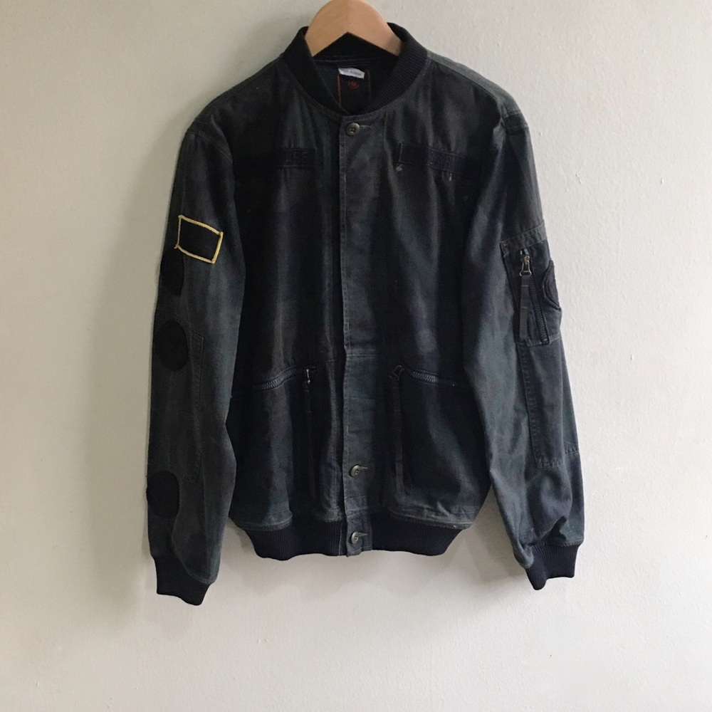 Maharishi Camo Military Bomber Jacket
